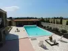 Piscine de la Maison - Maison d'hôte à vendre à Perpignan a Perpignan en France - 2021 (12).webp